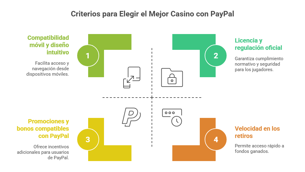 Cómo elegir el mejor casino con PayPal